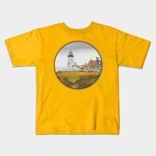 Maine - Pemaquid Lighthouse Kids T-Shirt